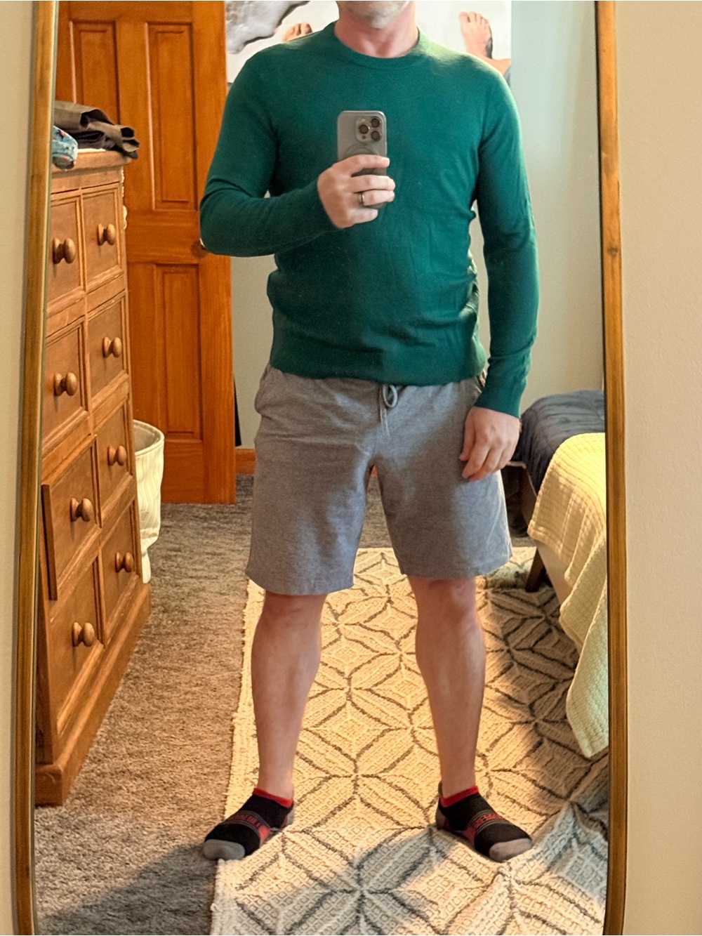 Italian Merino Banana Republic Green Crewneck Sweater - NEW
